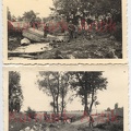 [Z.Aufkl.Abt.17.001] C950 Fotos Wehrmacht Polen Front Grenze Panzer A.A.17 Pioniere Brücke Ruine cras