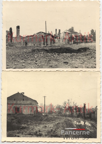 [Z.Aufkl.Abt.17.001] C960 Fotos Wehrmacht Polen Front A.A.17 Piatek Powiat Leczycki Ruinen combat TOP.jpg