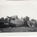 [Z.Pi.Btl.37.001] #09 orig. Foto polnischer Panzerzug zerstört bei Płochocin Warlubie Polen 1939 (2)