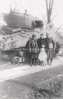 Sherman M4A2(76)W, 1 Korpus Zmechanizowany(219 Brygada Pancerna), Kłodawa, przy kościele (001){a}