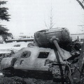 T-34-85, 7. GwKPanc(54. BPGw), Lubań, ul. Kopernika przed zakladami Gustawa Winklera (001){a}