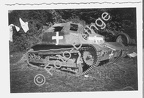 [Z.A.Nachr.Rgt.549.001] Polnischer Panzer Tankette TKS Kleinpanzer mit Balkenkreuz Beute aw