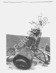 [Z.A.Nachr.Rgt.549.001] Polnisches Flugzeug ausgebranntes Jagdflugzeug nahe Wielun Welun 1939 aw