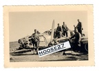 [Z.X0037] Foto Wehrmacht Bruch He-111 Bomber Staffelwappen Polen 1939 9x6cm #1 2.WK orig