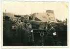 [Z.Arm.San.Pk.001] Orig. Foto Sanitäter bei deutsche Panzer Tank in Polen 1939