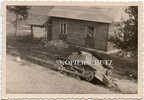 [Z.X0013] (z23) Polen 1939 v.Piatek Warschau SDkfz zerst. Panzer Tank Beute Hütte Gehöft