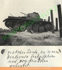 [Pz2][#319]{001}{a} Pz.Kpfw II Ausf.C, Pz.Rgt.36, #641, Warszawa, Wola, ul.Olbrachta, zapora przeciwczołgowa