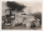 Wz.34 [#072] sKm, 'błyskawica', 71 dywizjon pancerny, za ciężarówką