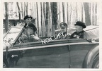 [Z.Pz.Rgt.08.007] #004 Foto WK2 General, Landgraf und Osswald im Auto, Männer in Uniform D1.1.1