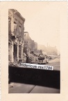 [Z.Inf.Rgt.30.001] #006 Foto Polen Sept.1939 Blitzkrieg Combat HKL Radomsko Łódź zerschossenene Häuser aw
