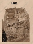 [Z.Pz.Abw.Abt.41.001] #016 zerstörtes Wohnhaus in Lodz Łódź Polen Feldzug 1. leichte Division 6.PD aw