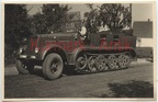 [Z.s.Art.Abt.(mot.).641.001] D830 Foto Wehrmacht überschwere Artillerie Abt. 641 Kleinzerbst Panzer Halbkette
