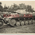 [Z.s.Art.Abt.(mot.).641.001] D852 Foto Wehrmacht Artillerie Abt.641 Polen Lodz - Skurów Panzer II Portrait