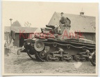 [Z.s.Art.Abt.(mot.).641.001] D853 Foto Wehrmacht Artillerie Abt.641 Polen Lodz - Skurów Panzer Beute Skoda