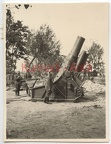 [Z.s.Art.Abt.(mot.).641.001] D859 Foto Wehrmacht Artillerie Abt.641 Polen Warschau Beute Skoda Mörser Kanone