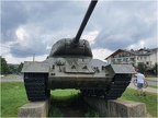 T-34-85 (f.[183][183],sn.tbc) Sanok,  ulica Biała Góra,, 2020r. (004){a}