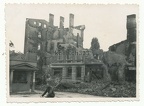 [Z.Pz.Abw.Abt.252.001] #025 Foto Häuser Ruinen in Gnesen Polen Wehrmacht Zerstörungen Polenfeldzug Gniezno