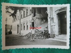 [Z.Pz.Div.02.003] foto 1939 Polenfeldzug Posen Debiec Bahnhof Bombentreffer