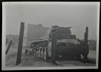 [Z.X0042] 023 Warszawa 1940 Zniszczony Czołg Niemiecki Eugeniusz Haneman Fotografia