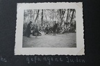 [Z.Pz.Abt.65.004] #071 Photo FD 1939 Vormarsch Warschau Polen gefangene Juden captured Jews Wald bw