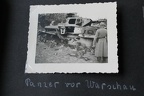 [Z.Pz.Abt.65.004] #081 Photo FD Wehrmacht Panzer tank Panzermänner 1939 Vormarsch Warschau Polen bw
