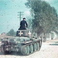 [Z.Art.Rgt.50.001] Color Farb Dia 18.9.39 Polenfeldzug Panzer 38t Tschechiche Beute Tank in Garbow