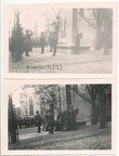 [Z.Pz.Rgt.36.002] #005 2 Fotos Schweinfurt Kranzniederlegung für gefallene Soldaten nach Polenfeldzug