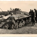 [Z.X0031] (v27) Polen 1939 zerst. poln. Panzer Tank SDkfz Beute Kennung Soldat Ausrüstung