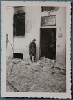 [Z.X0049] #005 Foto Photo GJ Wehrmacht 1939 Polen Poland Feldzug Soldat zerstörtes Haus combat aw