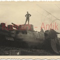 [Z.Art.Rgt.31.002] S391 Foto Wehrmacht Polen Feldzug Beute Panzerzug Eisenbahn amoured train crash