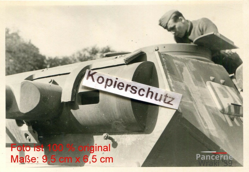[Z.Pz.Rgt.36.003] Polen, Pz.Rgt.36, 4 PzDiv, (Polen) Panzerturm Detailaufnahme aw