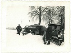 [Z.X0057] Orig. Foto Opel Blitz Lkw und Phänomen Granit Kübelwagen b. TUCHEL Polen 1939
