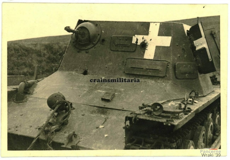 [Z.X0057] Orig. Foto zerstörte Panzer I Tank b. SCHWETZ Swiecie Weichsel Polen 1939 2.jpg