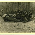 [Z.X0057] Orig. Foto zerstörte Panzer IV Tank b. SCHWETZ Swiecie Weichsel Polen 1939 A2