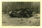 [Z.X0057] Orig. Foto zerstörte Panzer IV Tank b. SCHWETZ Swiecie Weichsel Polen 1939 A2