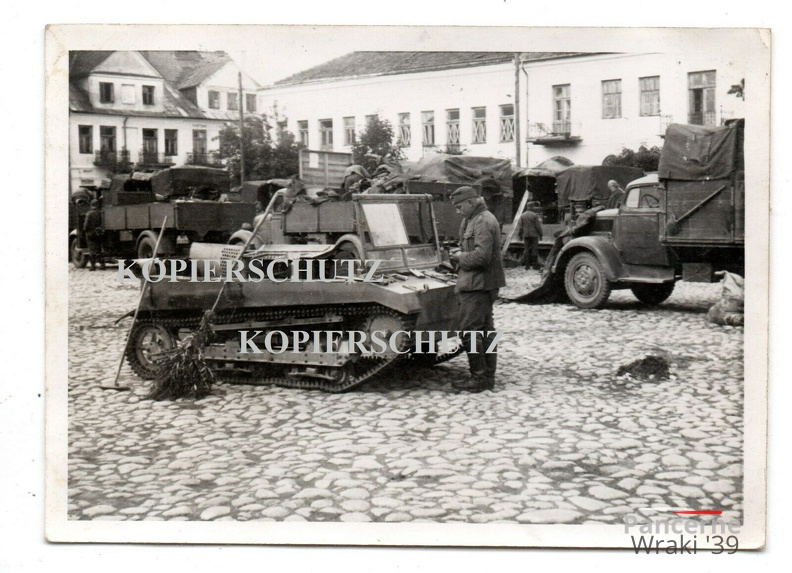 [Z.Pz.Rgt.05.003] #c k19 Polen 39 vorm. Lublin Brest Litowsk Beutepanzer Panzer Tank Soldat Ort