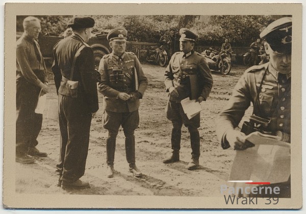 [Z.Pz.Rgt.05.004] Panzer General Guderian und Stumpf 1939 Polenfeldzug Bagnitz Tuchel Ostpreußen aw