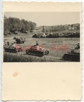 [Z.Pi.Btl.70.001] Q123 Foto Wehrmacht Brü Ko Pionier Bat.70 Polen Feldzug Panzer Brücke Dunajec !