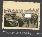 [Z.BA.22.002] Polen Feldzug deutsche Truppen Bus Kübelwagen Marktplatz Żyrardów 1 BB 22