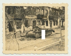 [Z.BA.22.002] Polen Feldzug deutscher Panzer II abgeschossen in KOLO 1 BB 22 aw