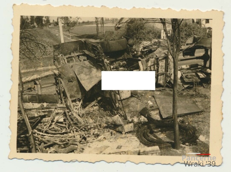 [Z.BA.22.002] Polen Feldzug gesprengte polnische Fahrzeuge LKW Panzer 1 BB 22 aw