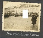 [Z.BA.22.002] Polen Feldzug Marktplatz Kalisz deutsche Soldaten und Bevölkerung 1 BB 22