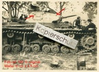[Z.Pz.Rgt.02.002] Polen , Panzer Rgt. 2 , Panzer Nummer 142 mit PAK Treffer in Piotrków Petrikau aw