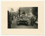 [Z.Pz.Div.03.003] Foto Panzermänner der 3. Panzer Div. auf Kampfwagen I vor Brest Litowsk in Polen