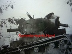 [Z.Art.Rgt.60.002] 134) Foto1939 POLEN Feldzug ART.RGT. 60 - zerstörter POLNISCHER Panzer bw