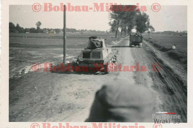 [Z.Inf.Rgt.(mot).71.001] T391 Polen Vormarsch IR.71 erbeuteter polnischer Panzer tank 7TP Beute polish
