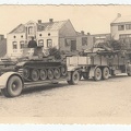 [Pz.Kpfw.38(t)] Pz.Abt.67, #323, (001){a} Foto 2 Panzerkampfwagen II auf schweren LKW mit Tieflader Zwolen 1939 RARE aw