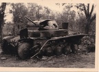 [Z.Pi.Btl.(mot.).20.001] #2 abgeschossener deutscher Panzer 2 P II bei Gruppa Graudenz Polen
