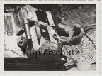 [Z.X0058] Foto 2.Wk Polen Wehrmacht Soldat und polnischer Beute Panzer Tankette TKS aw
