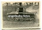 [Z.Korps.Nachr.Abt.47.001] FOTO - POLEN `39 - N.A.47 - PANZER - Dtsch. Panzer I mit Nummer &amp; Tarnung aw